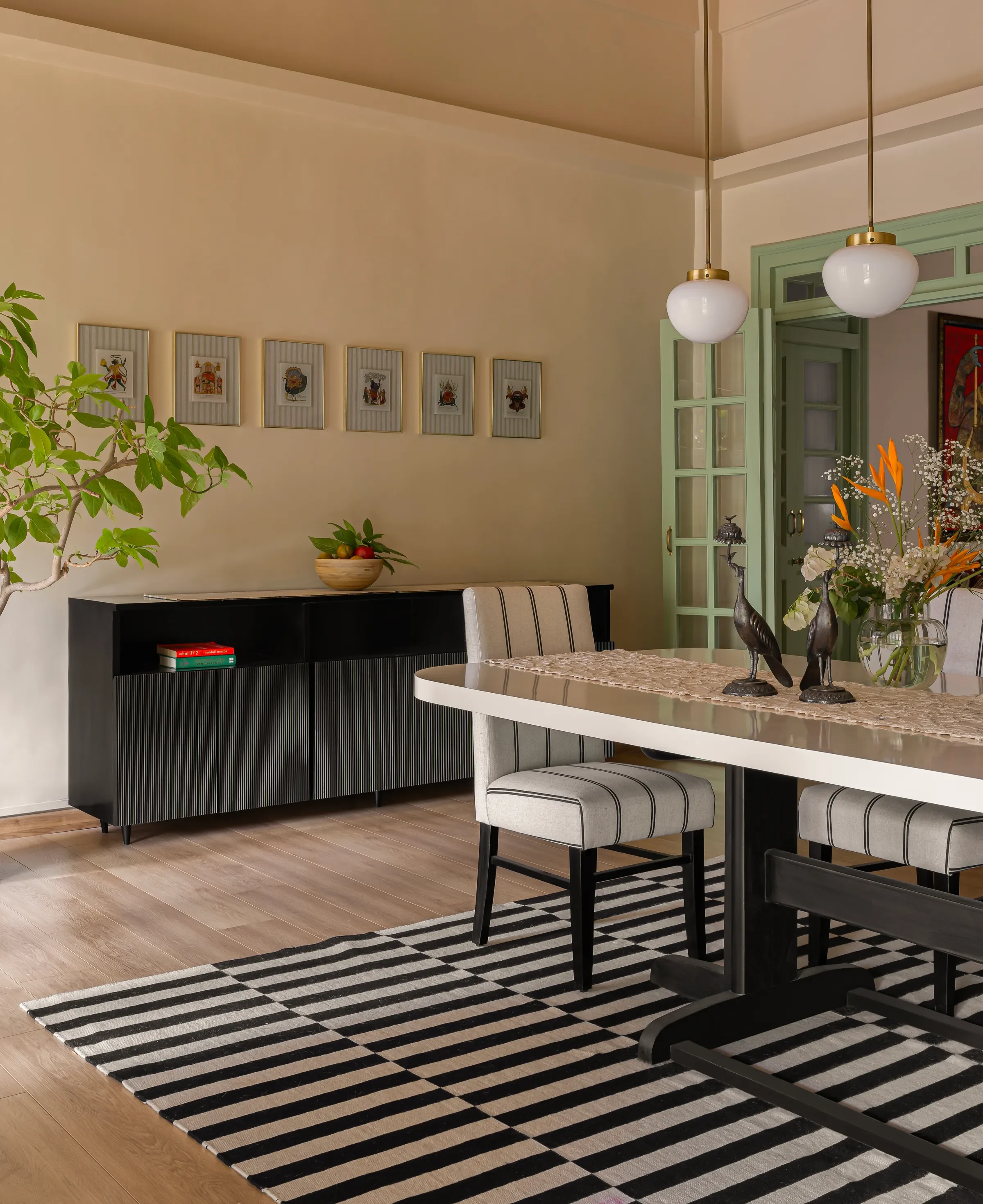 The dining room sideboard at Tranquila