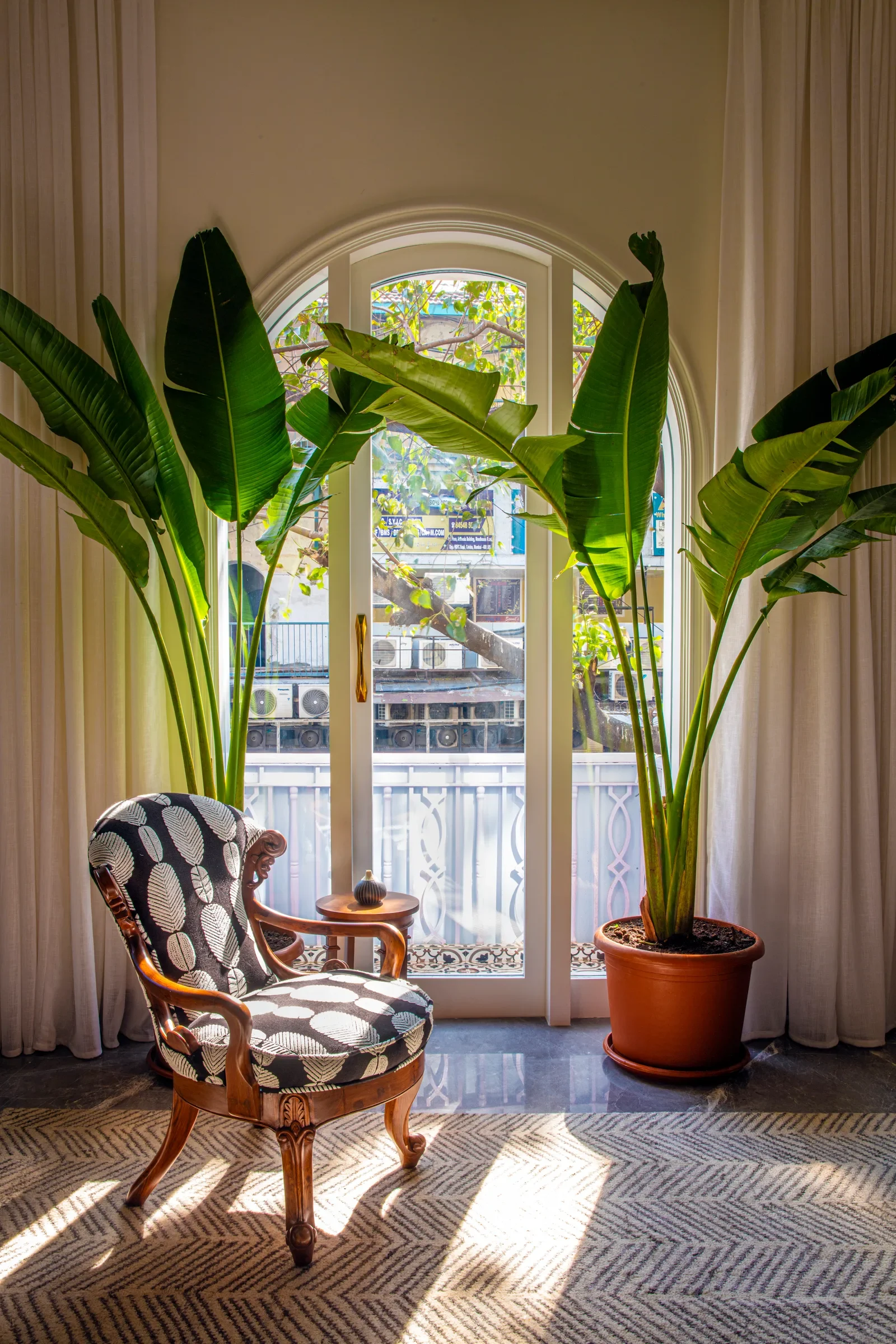 An arched window at The Healing Centre by Sonia Gehlot